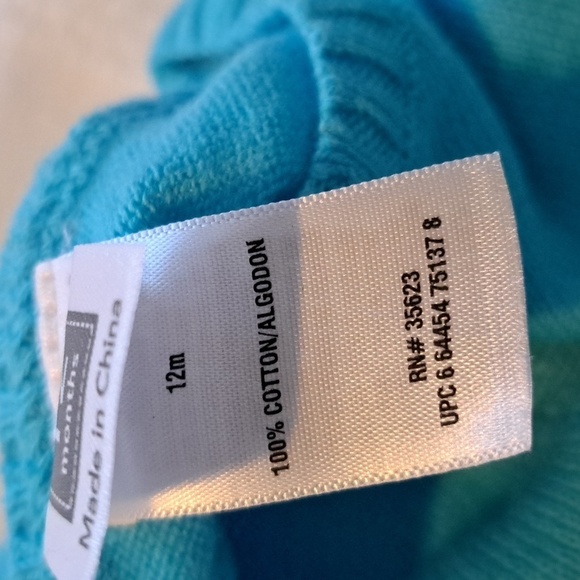 Carter's baby girls blue 12 months button up sweater new - Picture 2 of 5